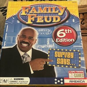 Family Feud 6th Edition Board Game - Blue